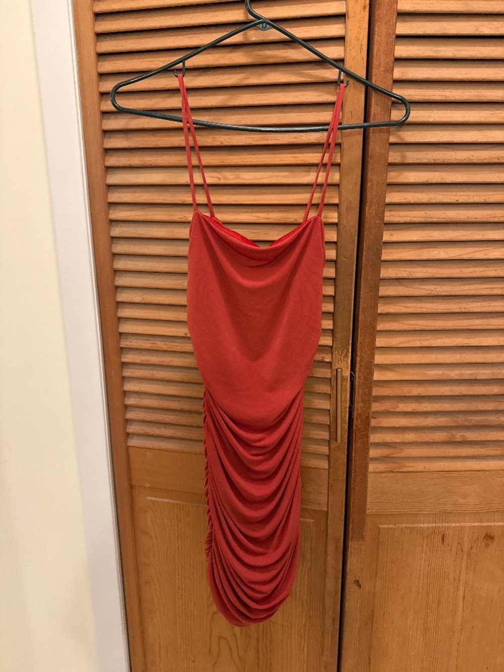 Burnt orange dress